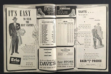 Load image into Gallery viewer, 1947 Chicago Stadium Hockey Program Detroit Red Wings vs Chicago Blackhawks NHL
