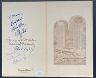 1982 Conn Smythe Sports Dinner Program Autographed Harold Ballard Signed JSA