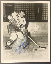 Load image into Gallery viewer, Bill Gadsby Autographed New York Rangers NHL Hockey Photo Signed
