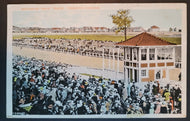 1900's Old Woodbine Toronto Horse Racing Posted Postcard  Horsetrack