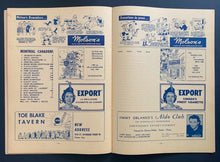 Load image into Gallery viewer, 1954 Montreal Forum NHL Hockey Program Canadiens vs Boston Bruins Vintage
