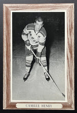 Load image into Gallery viewer, 1950-64 Beehive Corn Syrup Group 3 Camille Henry Hockey Photo NHL

