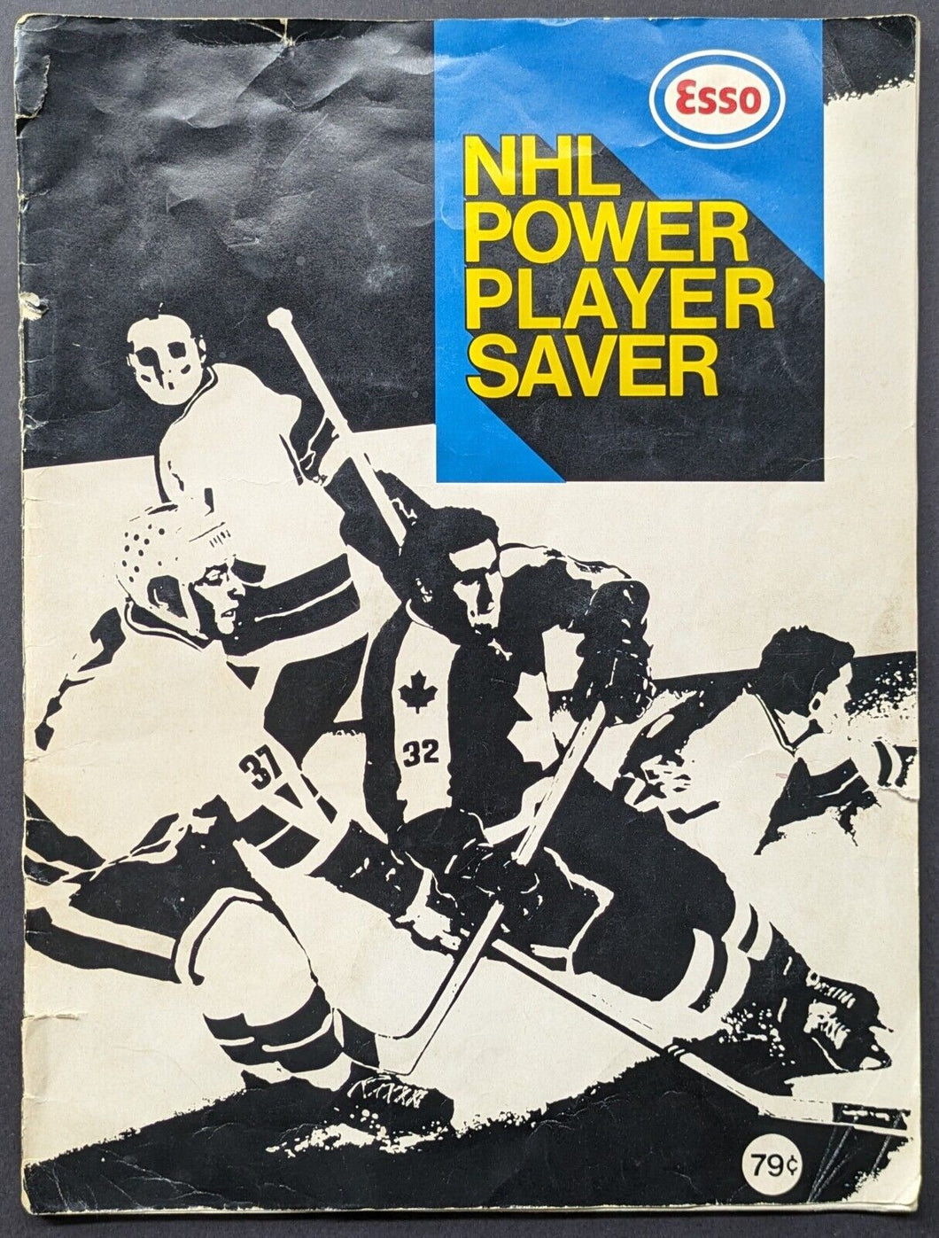 1970-1971 Esso Power Player Album NHL Sticker Set Album Book Complete Soft Cover