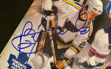 Load image into Gallery viewer, 1993 NHL Hockey Hall of Fame Game Program Signed Autographed Gillies Federko +1
