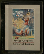 1985 MLB Baseball World Series Paperweight VIP Package Pictures WS Programs