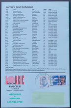 Load image into Gallery viewer, 1996 Lorrie Morgan Signed Fan Club Program Tour Schedule Country Music Actress
