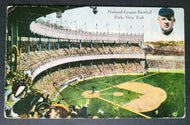 c1912 New York Giants Polo Grounds Postcard Posted Baseball John McGraw Vtg