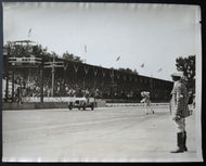 1932 Original Type 1 Photograph Indianapolis 500 Fred Frame Checkered Flag