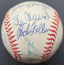 Load image into Gallery viewer, MLB Hall of Famers Signed Baseball Autographed x9 Spahn Musial Snider Mathews +
