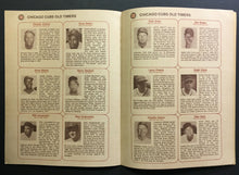 Load image into Gallery viewer, 1977 Wrigley Field Baseball Program Chicago Cubs Old Timers vs Hall Of Famers
