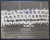 1961 World Champions MLB New York Yankees Team Photo Signed By 5 Players