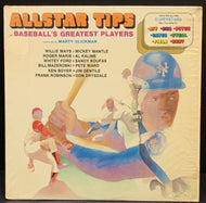 All Star Tips Baseball's Greatest Players LP Record Album Mays Mantle Maris +