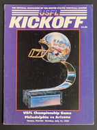 1984 USFL Championship Game Program Philadelphia Stars vs Arizona Wranglers