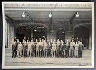 1932-33 Boston Bruins Type 1 Photo Quebec City's Chateau Frontenac Vintage NHL
