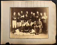 1881 Hamilton Tigers Rugby Team Cabinet Photo Early Canadian Football Very Rare