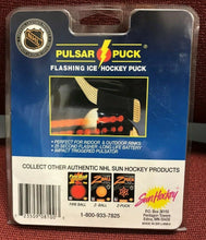 Load image into Gallery viewer, 1990's NHL on Fox Pulsar Puck New Old Stock in Package USA Hockey Novelty Item
