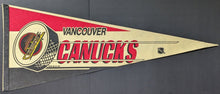 Load image into Gallery viewer, 1989 Variant Vancouver Canucks Full Size Pennant NHL Hockey Vintage Sports
