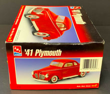Load image into Gallery viewer, AMT ERTL 1941 Plymouth Scale 1:25 Model Car Kit Vintage Automobile
