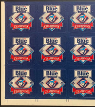Load image into Gallery viewer, 1992 Toronto Blue Jays MLB World Series Champions Full Sheet 15 Drink Coasters
