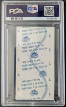 Load image into Gallery viewer, 1973 Belmont Stakes Uncashed Secretariat Betting Win Ticket Horse Racing PSA VTG
