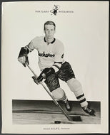 1960-62 Portland Buckaroos Team Issued Photo Of Defensemen Dale Rolfe Vintage