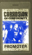 Corrosion Of Conformity Laminated Backstage Promoters Pass Heavy Metal Band