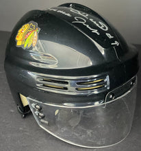 Load image into Gallery viewer, Bobby Hull Autographed Chicago Blackhawks Mini Helmet Signed COA Golden Jet Insc
