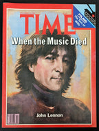 1980 Time Magazine John Lennon Photo Cover Fab 4 The Beatles Vintage Music