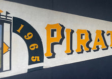 Load image into Gallery viewer, 1965 Pittsburgh Pirates Team Photo Full Size Pennant Baseball Roberto Clemente
