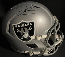 Load image into Gallery viewer, Derek Carr Autographed Signed Oakland Raiders NFL Helmet NSD COA Authenticated
