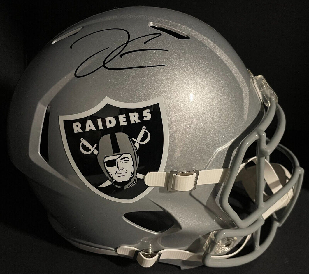 Derek fashion Carr autographed photo