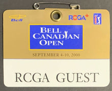 Load image into Gallery viewer, 2000 Bell Canadian Open Golf PGA Tour Guest Pass Tiger Woods Wins Vintage
