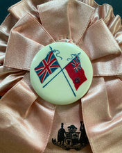 Load image into Gallery viewer, 1916 Greater Toronto Poultry Show Ribbon + Vintage Pinback Best Female In Show
