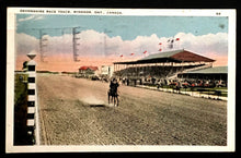 Load image into Gallery viewer, 1924 Devonshire Race Track Windsor Ontario Canada Vintage Postcard

