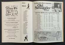 Load image into Gallery viewer, 1976 Boston Garden Stanley Cup Playoff Program Game 2 Quarter Final Bruins Kings
