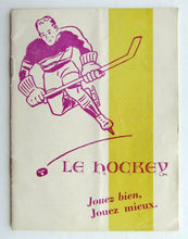 Load image into Gallery viewer, 1950s Rare French Hockey Instructional Booklet By Dick Irvin - Maurice Richard
