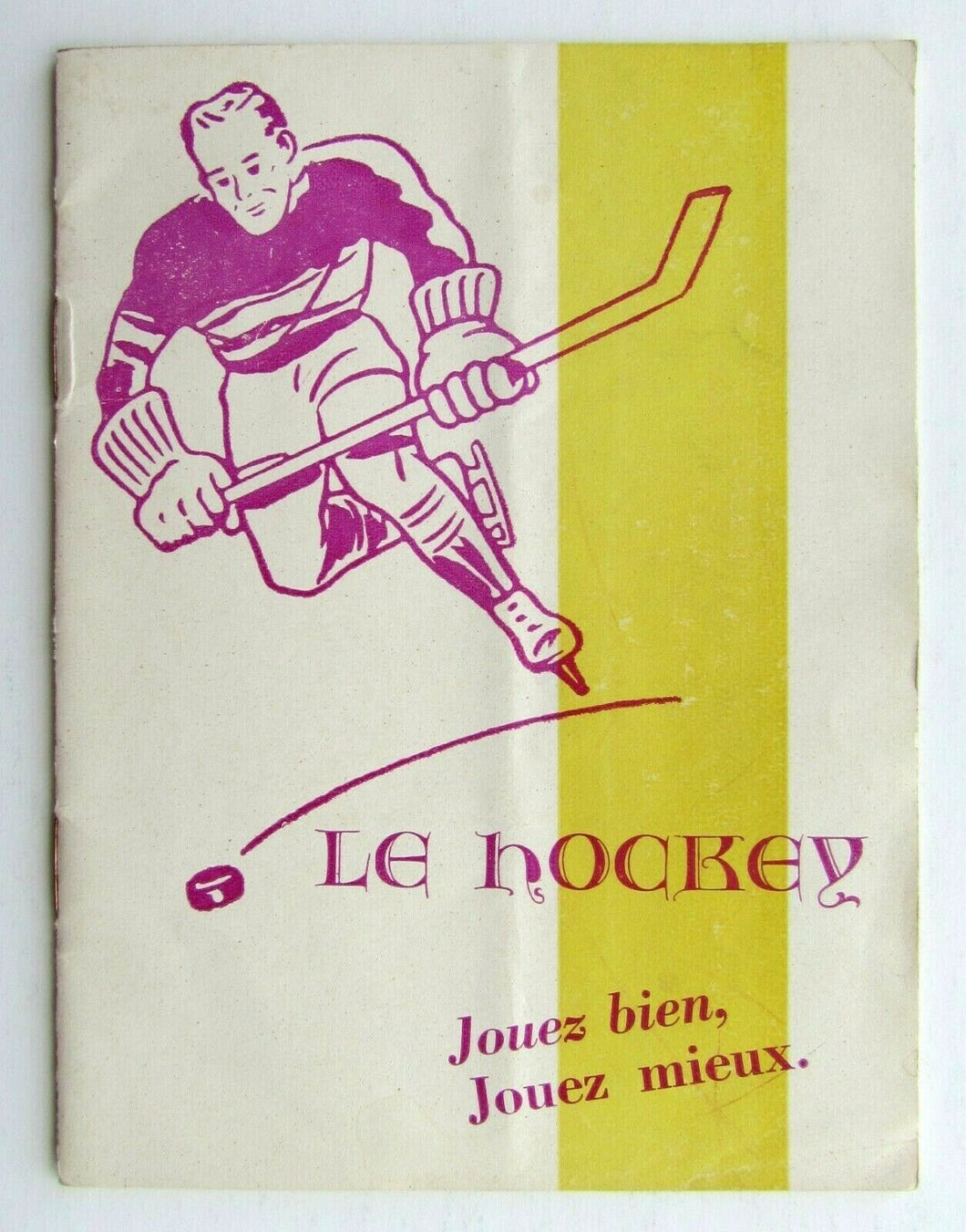 1950s Rare French Hockey Instructional Booklet By Dick Irvin - Maurice ...