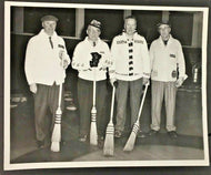 1940s Toronto Daily Star Press Photo Ontario Champion Curlers Picture Leonard