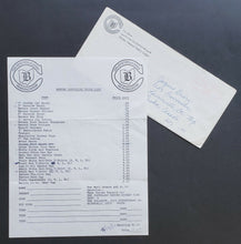 Load image into Gallery viewer, 1976 NHL Cleveland Barons Souvenir Price List + Original Envelope Hockey
