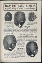 Load image into Gallery viewer, 1929 D + M Athletic Goods Catalog Fall/Winter Seasons All American Football
