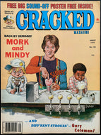 1979 Cracked Magazine Mork And Mindy Featured Cover August Issue Vintage