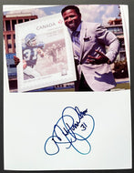 Autographed Signed Roger Pinball Clemons Photo CFL Football Toronto Argonauts