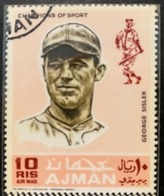 Load image into Gallery viewer, 1969 Champions Of Sport Postage Stamps Ty Cobb George Sisler Honus Wagner

