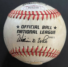 Load image into Gallery viewer, Autographed MLB Baseball Signed x11 500 HR Club Members Aaron Mantle Mays JSA
