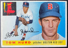 Load image into Gallery viewer, 1955 Topps Baseball #116 Tom Hurd Boston Red Sox Vintage MLB Card
