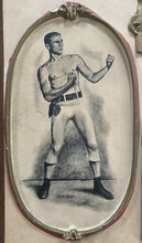 Load image into Gallery viewer, Vintage Boxing&#39;s Old-Time Greats Framed Picture Champions List 1882 To 1910
