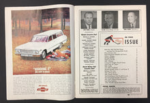 Load image into Gallery viewer, 1963 Detroit Red Wings Playoff Program vs Chicago Blackhawks NHL Hockey Game 4
