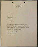 1965 NHL Hockey Vintage Letter New York Rangers Madison Square Garden Letterhead