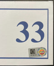 Load image into Gallery viewer, Drew Smyly Tampa Bay Rays #33 Game-Used Cardstock Locker Name Plate MLB Holo
