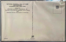 Load image into Gallery viewer, 1964 Cooperstown Baseball HOF Plaque Post Card Signed Brooks Robinson PSA/DNA
